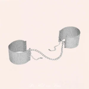 Menottes bracelets argentés - Désir Métallique